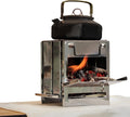 Camping Stove Portable Grill Foldable Wood Branch Burning Fire Pit Campfire
