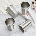16 Pack 16oz Stainless Steel Pint Cup,Healthy Unbreakable and Stackable,Metal Drinking Glasses