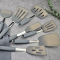 Mixed 8 Piece Silicone Spatula Set, 600F Heat-Resistant No-Melt Rubber Spatula Handle and Blade - Kitchen Cooking Utensils for Nonstick Cookware, Spatula Turner for Egg,Pancake,Burger- Dishwasher Safe