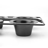 6 Cup Nonstick Popover Pans, Large Deep Cupcake Baking Pan, Muffin Pans for Baking Sets Non Stick