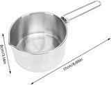 Camping Pot, 1L 304 Stainless Steel Portable Camping Kettle with Foldable Handle, Mini Backpacking Camping Cookware for Camping Picnic Hiking
