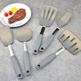 Mixed 8 Piece Silicone Spatula Set, 600F Heat-Resistant No-Melt Rubber Spatula Handle and Blade - Kitchen Cooking Utensils for Nonstick Cookware, Spatula Turner for Egg,Pancake,Burger- Dishwasher Safe